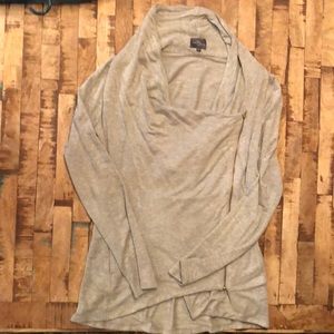 Asymmetrical style zip up jacket